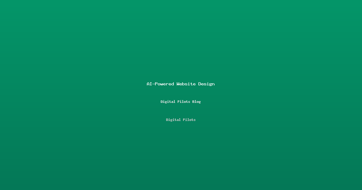 AI-Powered Website Design: How Machine Learning Creates Better User Experiences