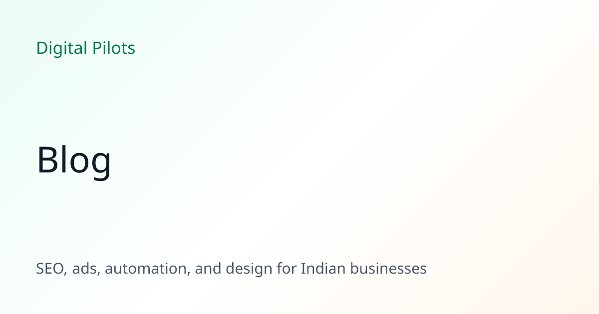 Digital Marketing Blog India - SEO, AEO...